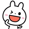 😉 Эмодзи «Cute Rabbit» для Telegram