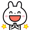 👏 Эмодзи «Cute Rabbit» для Telegram