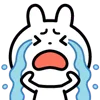 😢 Эмодзи «Cute Rabbit» для Telegram