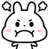😡 Эмодзи «Cute Rabbit» для Telegram