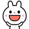 🥳 Эмодзи «Cute Rabbit» для Telegram