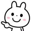 ☝️ Эмодзи «Cute Rabbit» для Telegram