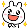 🤩 Эмодзи «Cute Rabbit» для Telegram