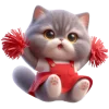 ✊ Эмодзи «Кот в комбинезоне» для Telegram