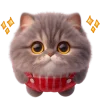 😳 Эмодзи «Кот в комбинезоне» для Telegram