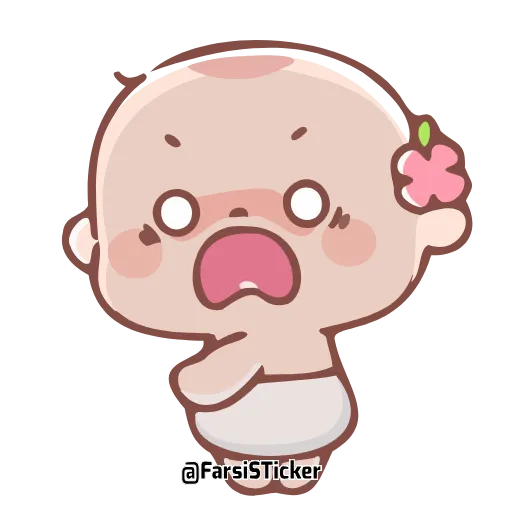 😳 Эмодзи «Cute Baby» для Telegram