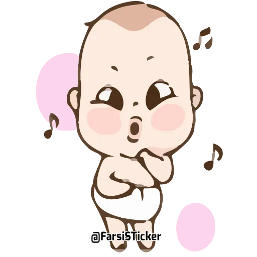 💃 Эмодзи «Cute Baby» для Telegram