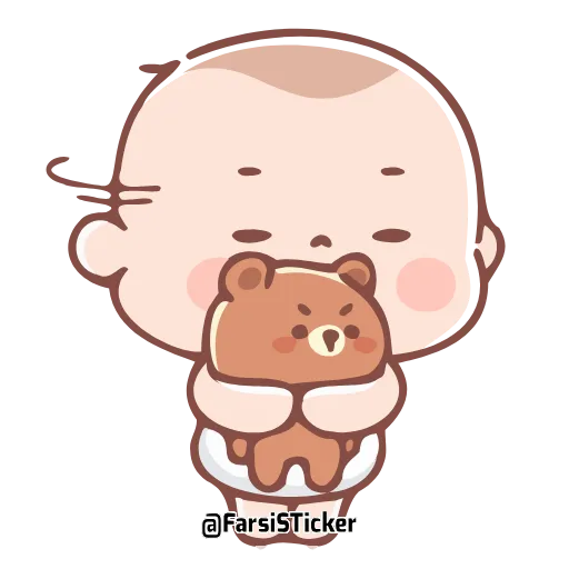 ☹️ Эмодзи «Cute Baby» для Telegram
