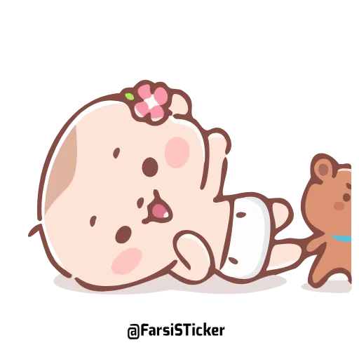 👋 Эмодзи «Cute Baby» для Telegram
