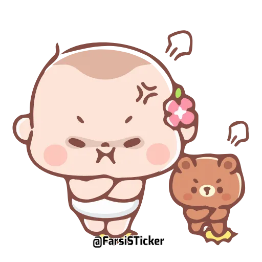 🤬 Эмодзи «Cute Baby» для Telegram