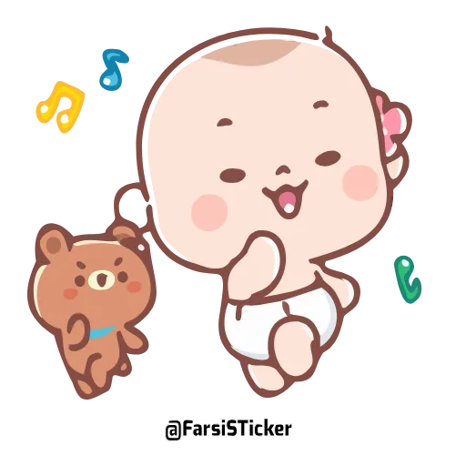 🕺 Эмодзи «Cute Baby» для Telegram