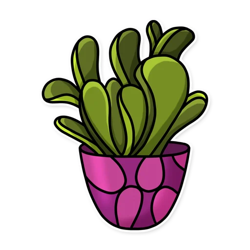 Стикерпак Cactuses для Telegram — скачать