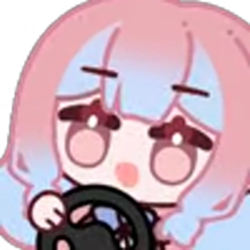 ⭐ Эмодзи «CUTE CHIBI GIRL» для Telegram