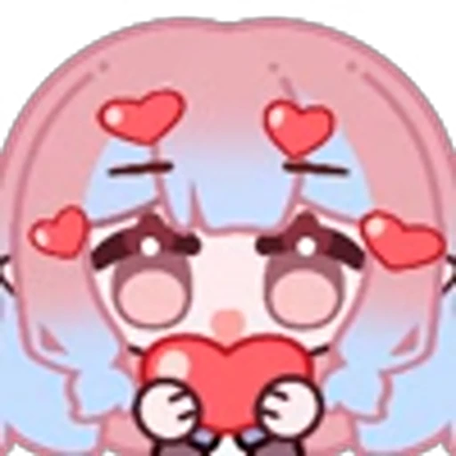 Эмодзи CUTE CHIBI GIRL для Telegram — скачать