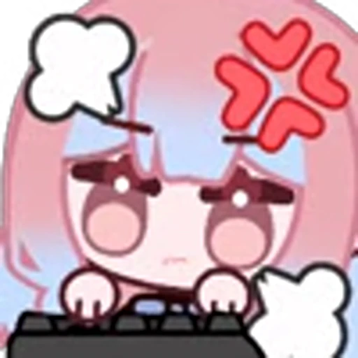 ⭐ Эмодзи «CUTE CHIBI GIRL» для Telegram