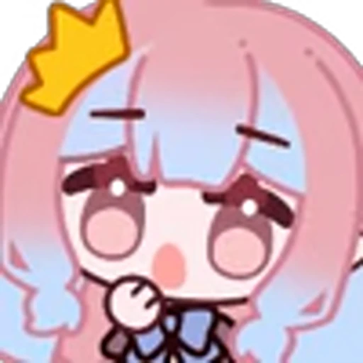 ⭐ Эмодзи «CUTE CHIBI GIRL» для Telegram