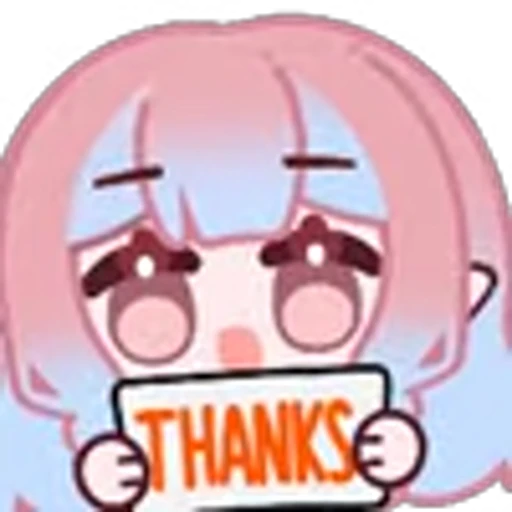 ⭐ Эмодзи «CUTE CHIBI GIRL» для Telegram