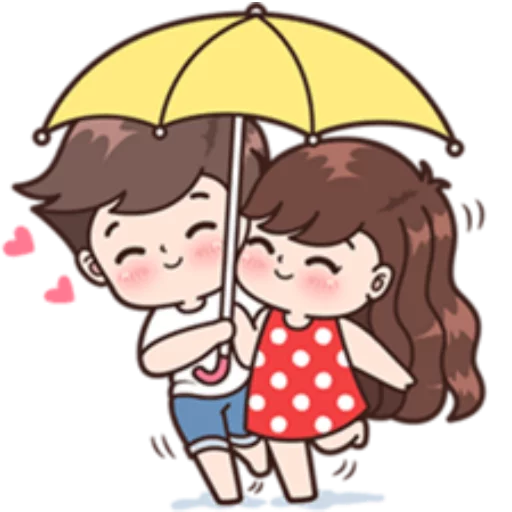 Стикерпак Cute Couples для Telegram — скачать