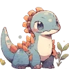 🦖 Эмодзи «Милые Динозаврики» для Telegram