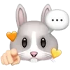 🐰 Эмодзи «Мили Эмодзи» для Telegram