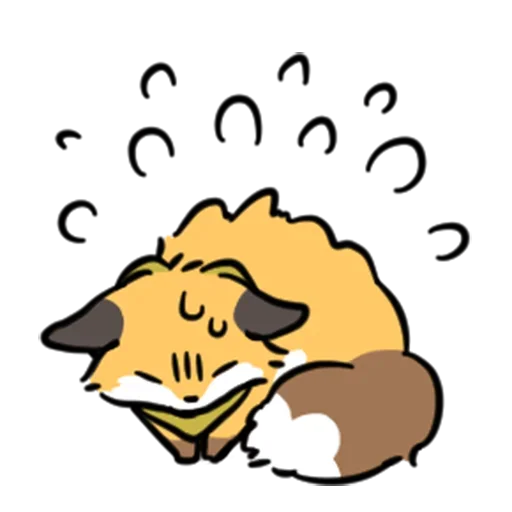 😥 Стикер «cute fox» для Telegram