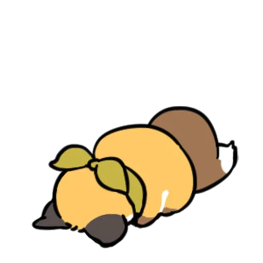 😑 Стикер «cute fox» для Telegram