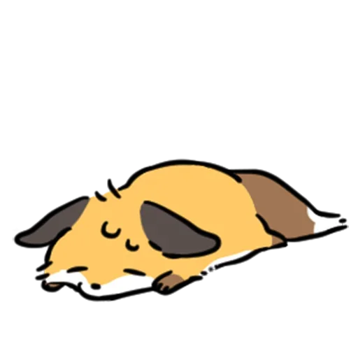 😖 Стикер «cute fox» для Telegram