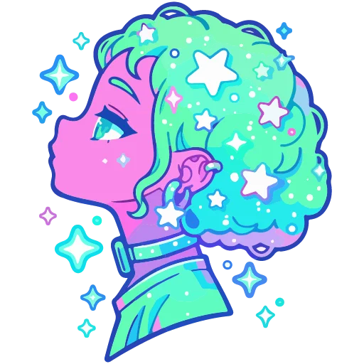 ⭐️ Стикер «cute green» для Telegram