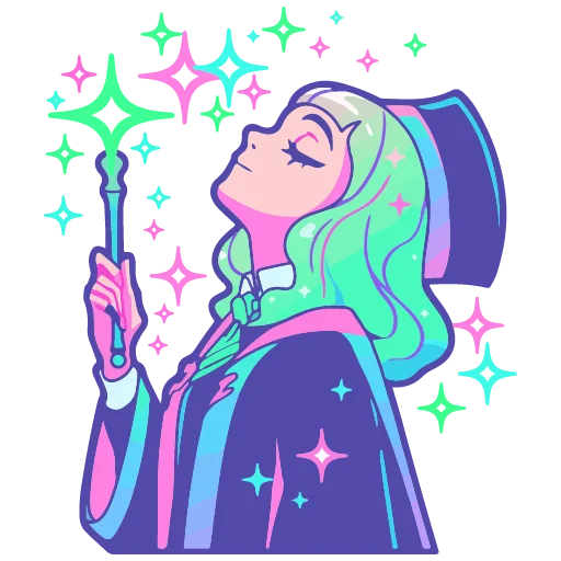 🪄 Стикер «cute green» для Telegram