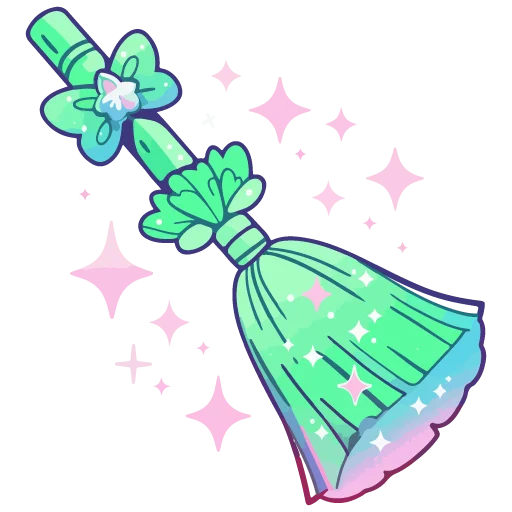 🔮 Стикер «cute green» для Telegram