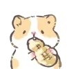 🫥 Эмодзи «ʚ Cute Hamsters» для Telegram