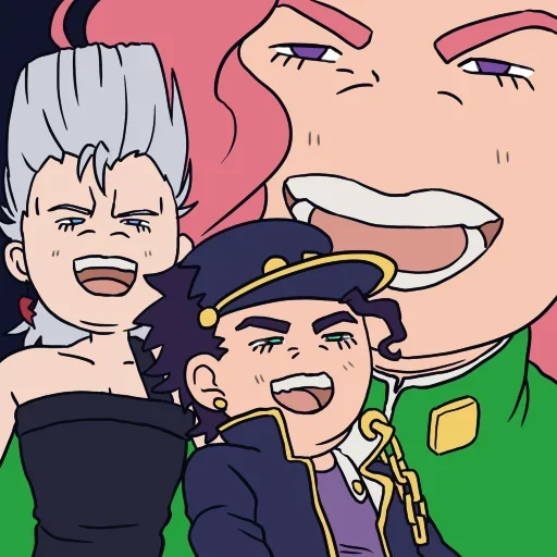 😂 Стикер «Cute JoJo&;s» для Telegram