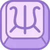 🔠 Эмодзи «cute keyboard 2 of 9» для Telegram