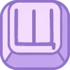 🔠 Эмодзи «cute keyboard 2 of 9» для Telegram