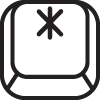 🔠 Эмодзи «cute keyboard 9 of 9» для Telegram