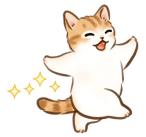 Стикерпак cute kitties для Telegram — скачать