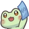 🐸 Эмодзи «Лягушечка ᰔ» для Telegram