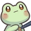 🐸 Эмодзи «Лягушечка ᰔ» для Telegram