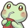 🐸 Эмодзи «Лягушечка ᰔ» для Telegram