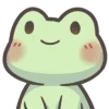 🐸 Эмодзи «Лягушечка ᰔ» для Telegram