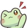 🐸 Эмодзи «Лягушечка ᰔ» для Telegram