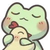 🐸 Эмодзи «Лягушечка ᰔ» для Telegram