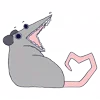 🐁 Эмодзи «Опоссумы» для Telegram