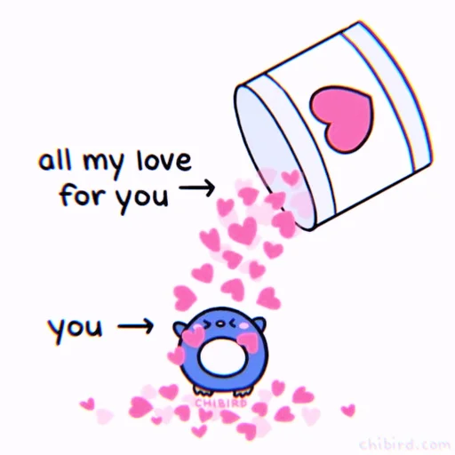 🍓 Стикер «Милые фразы» для Telegram