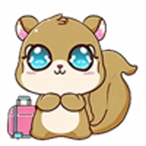 🤓 Эмодзи «Cute Squirrel Emoji» для Telegram
