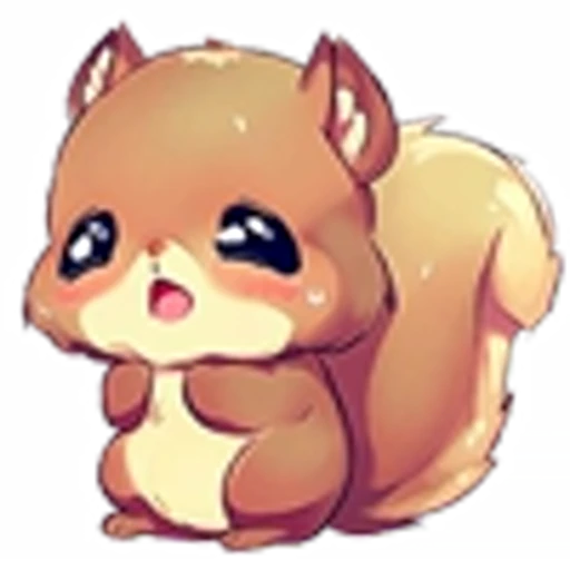 🥺 Эмодзи «Cute Squirrel Emoji» для Telegram