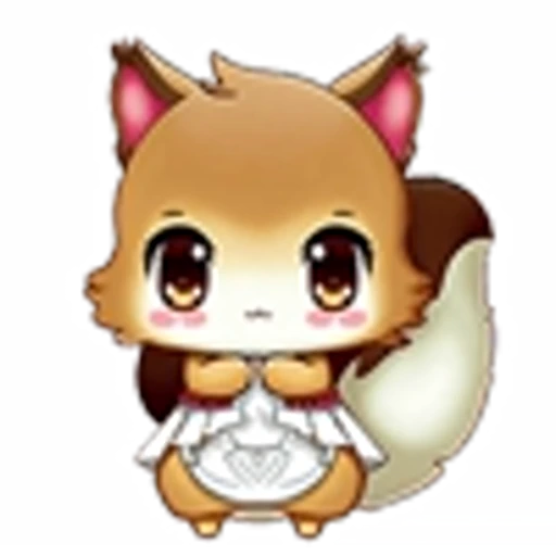 👗 Эмодзи «Cute Squirrel Emoji» для Telegram