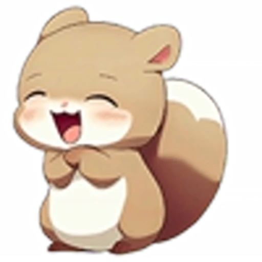 😆 Эмодзи «Cute Squirrel Emoji» для Telegram