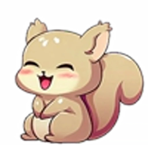 😆 Эмодзи «Cute Squirrel Emoji» для Telegram
