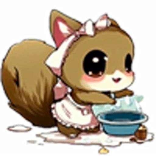 🧼 Эмодзи «Cute Squirrel Emoji» для Telegram